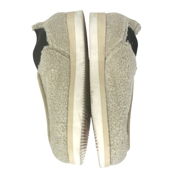 P448 Baby Lama Teddy Off White Vibram Sole Slip On Shoe Size 10 /EU 41 Slipper - Picture 9 of 10